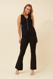 CKM - KNITTED VEST WITH SHELL DRESS