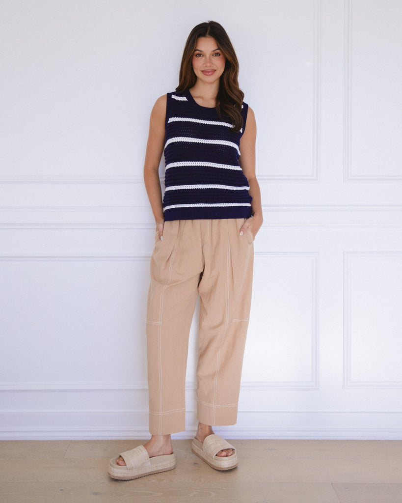 LABEL OF LOVE - STITCHED UP KNIT TANK