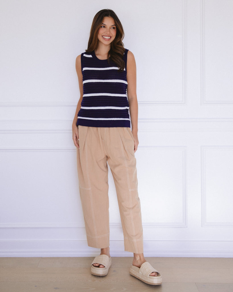 LABEL OF LOVE - STITCHED UP KNIT TANK