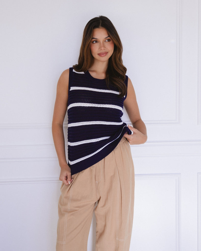 LABEL OF LOVE - STITCHED UP KNIT TANK