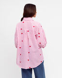 LABEL OF LOVE - HEART EMBROIDERY SHIRT