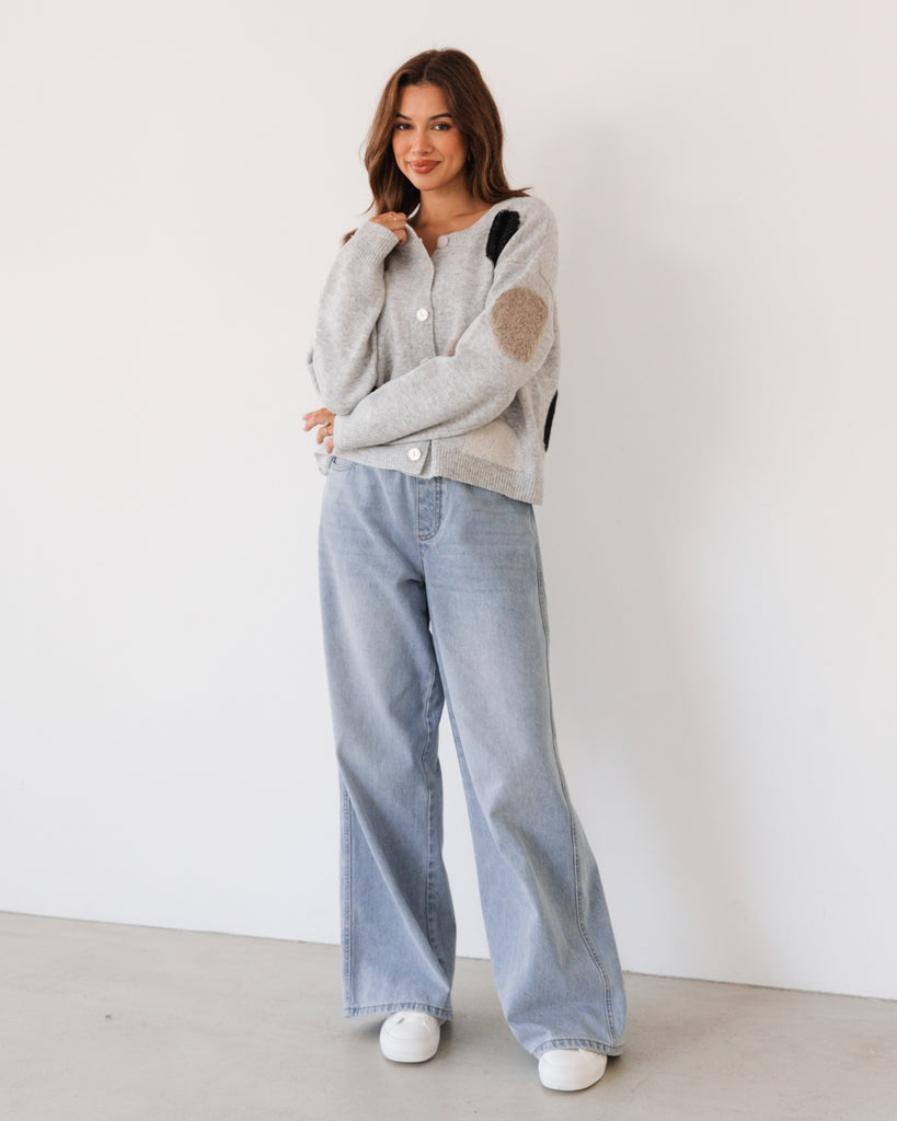 LABEL OF LOVE - SPOT KNIT CARDIGAN