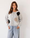LABEL OF LOVE - SPOT KNIT CARDIGAN