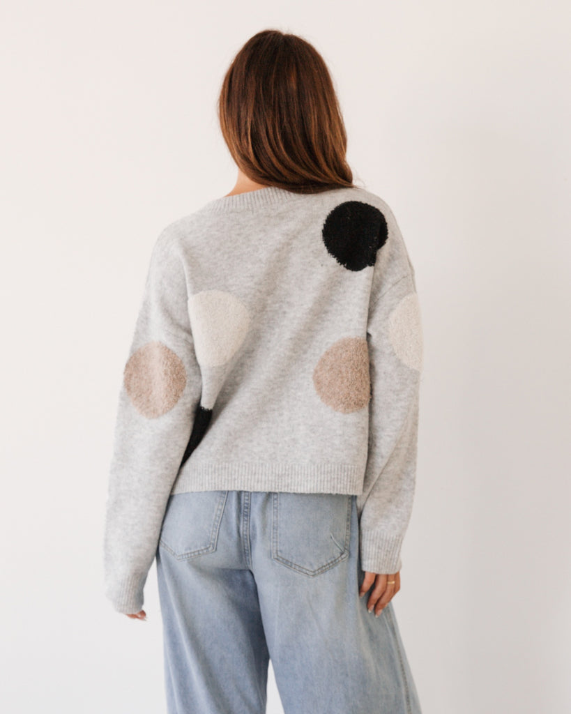 LABEL OF LOVE - SPOT KNIT CARDIGAN