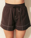 LABEL OF LOVE - CONTRAST STITCH SHORTS