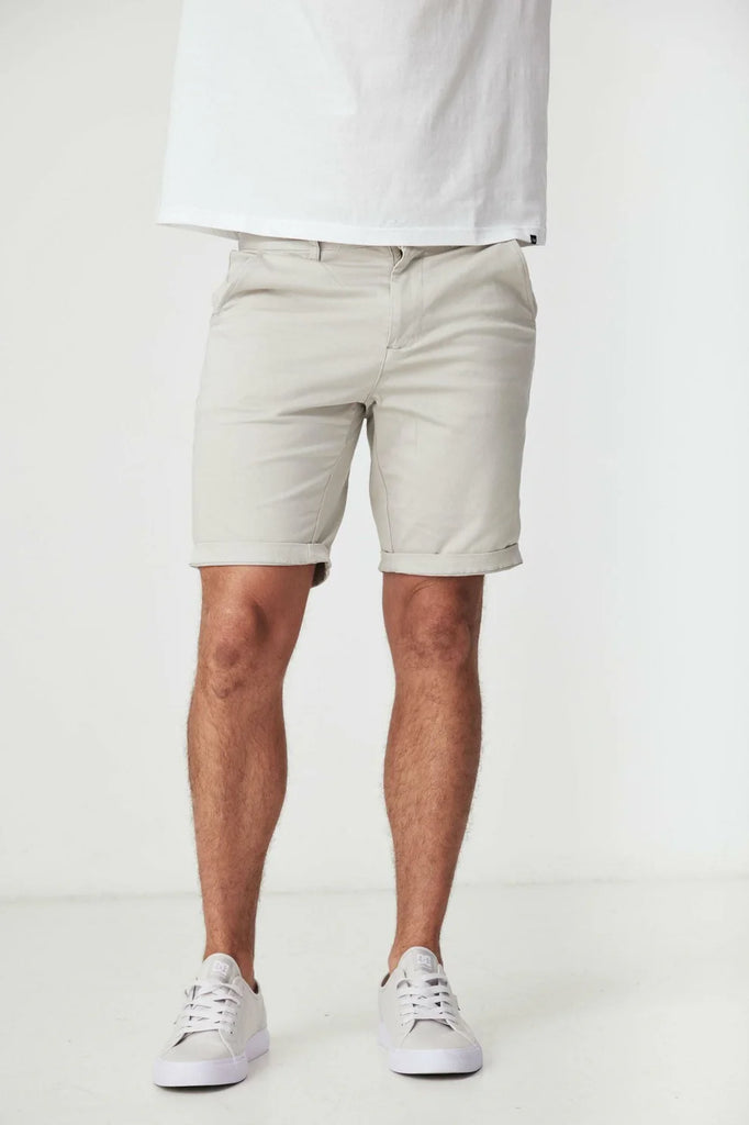 BLACK WOOD - BAKER SLIM CHINO SHORTS