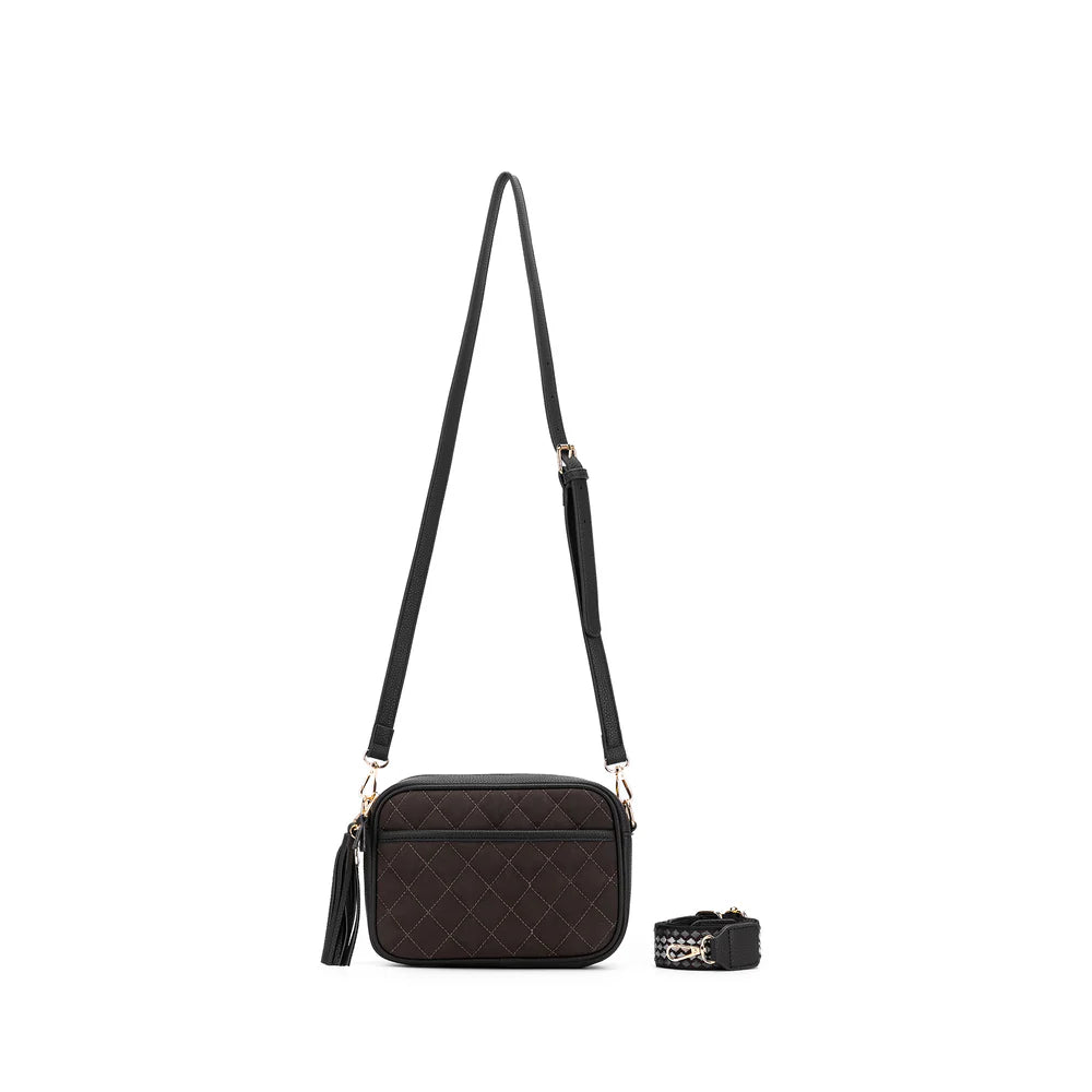 BLACK CAVIAR - MAXINE CROSSBODY BAG