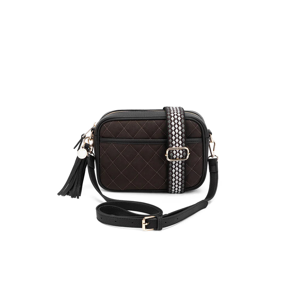 BLACK CAVIAR - MAXINE CROSSBODY BAG
