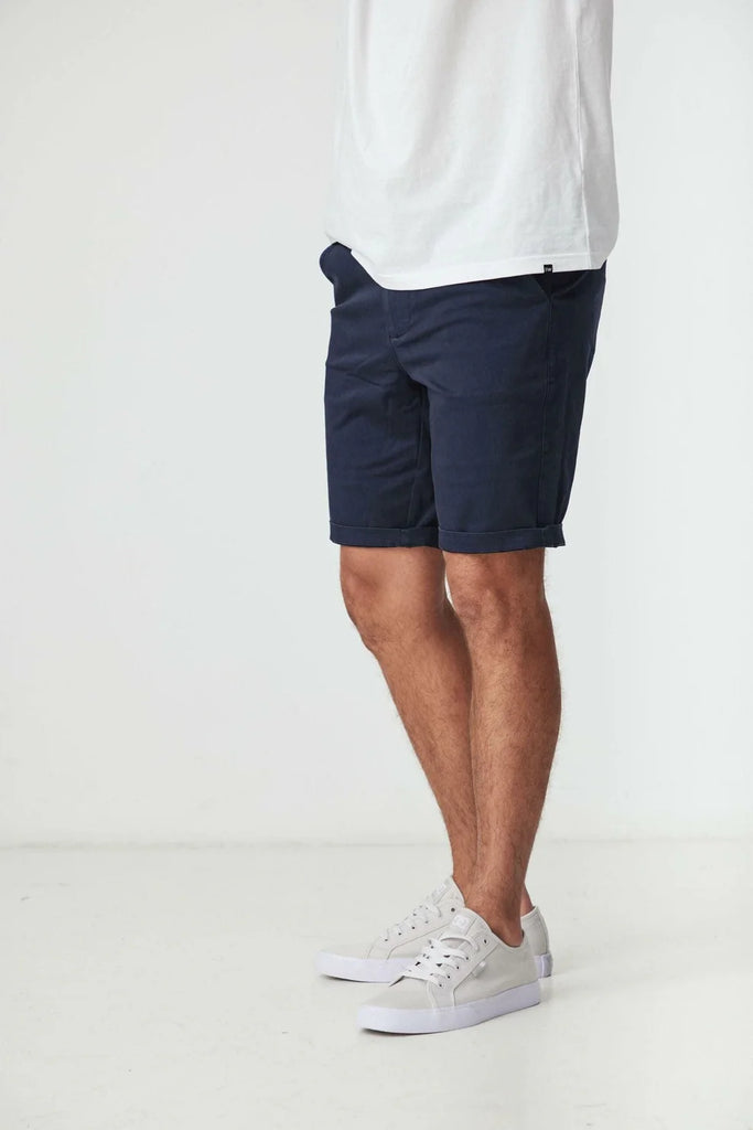 BLACK WOOD - BAKER SLIM CHINO SHORTS