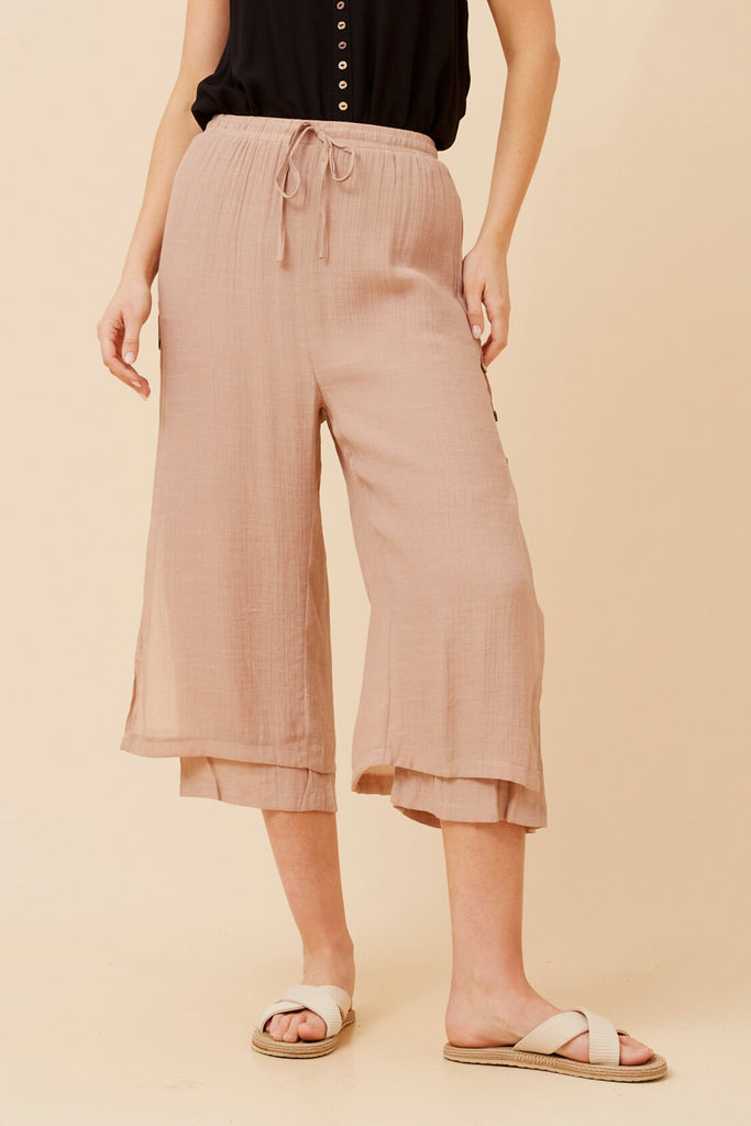 CKM - BUTTON DETAIL PANT
