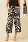 CKM - 7/8 LENGTH PRINTED WIDE LEG PANT