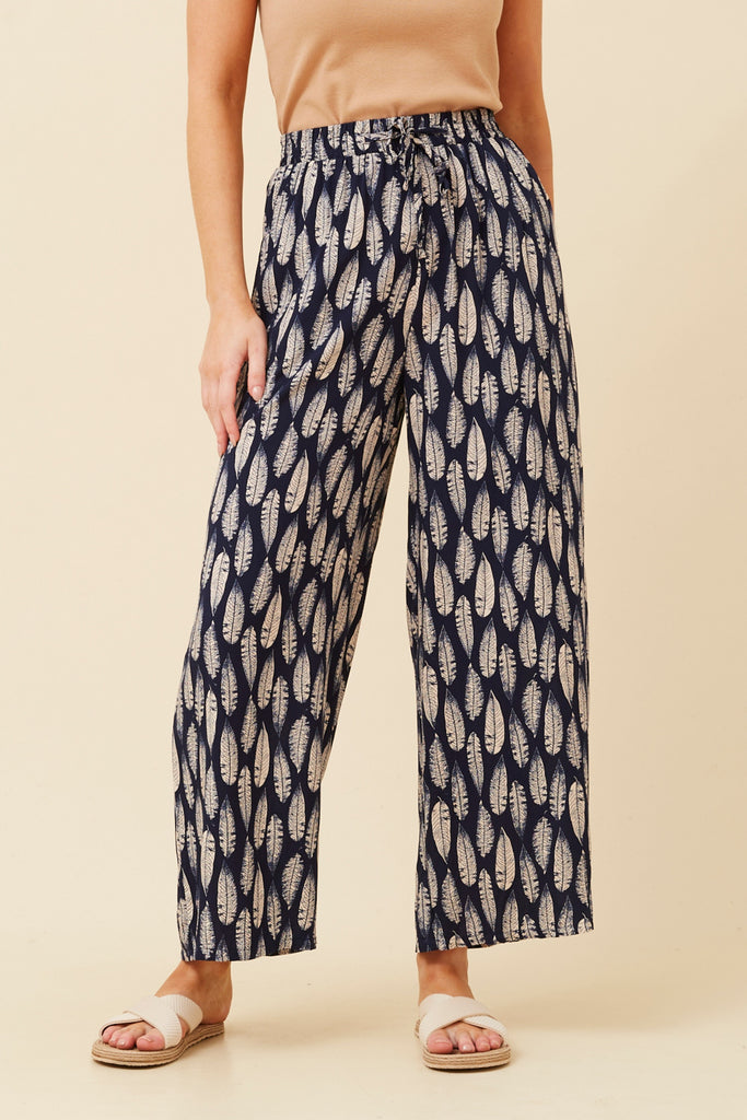 CKM - LONG LENTTH PRINTED WIDE LEG PANT