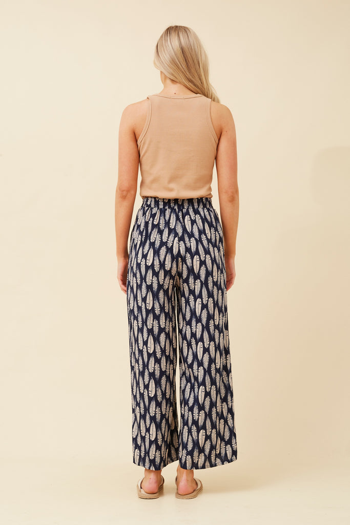 CKM - LONG LENTTH PRINTED WIDE LEG PANT