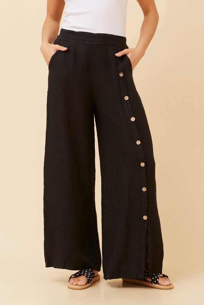 CKM - LONG PANTS WITH BUTTON DETAIL
