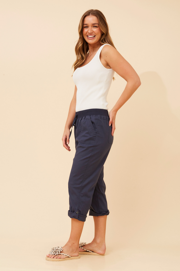 CKM - CROP LENGTH ROLL-UP JOGGER PANT