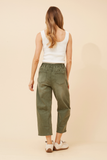 INFINITY - CROPPED DENIM BARREL PANT