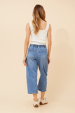 INFINITY - CROPPED DENIM BARREL PANT