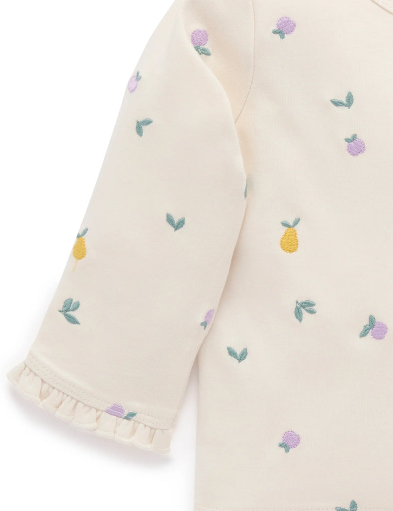 PUREBABY - BRODERIE LAYERING TOP