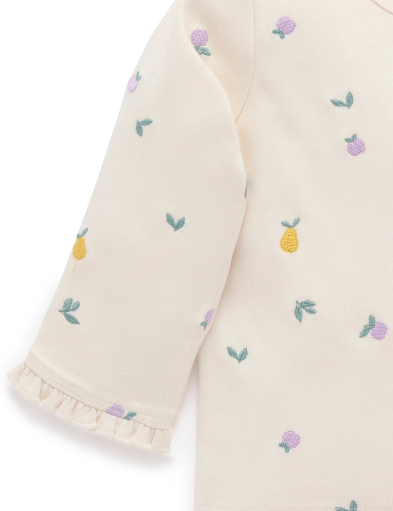 PUREBABY - BRODERIE LAYERING TOP