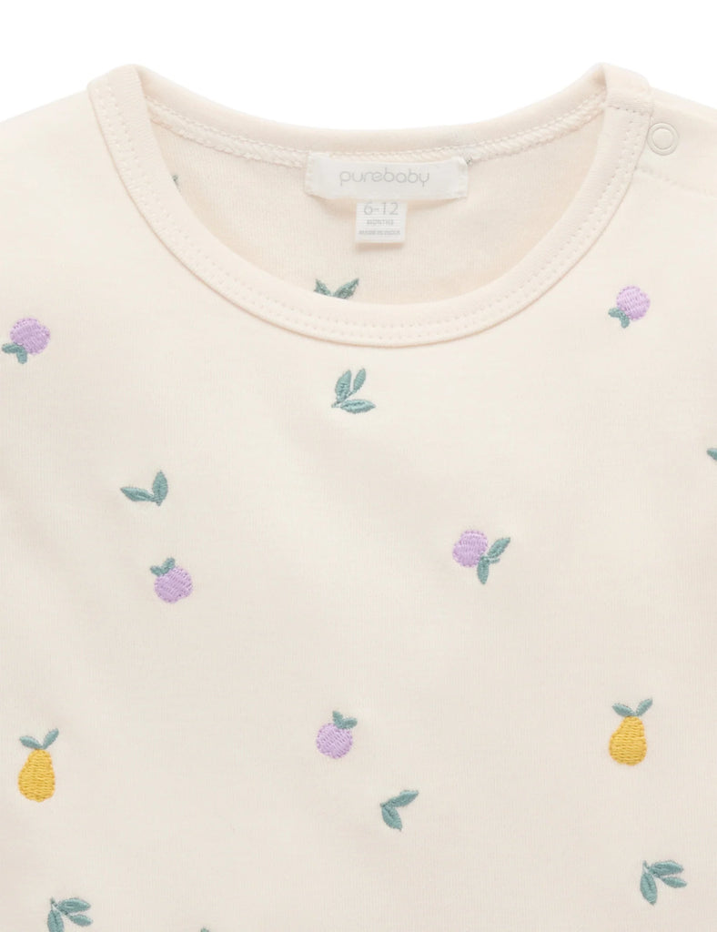 PUREBABY - BRODERIE LAYERING TOP