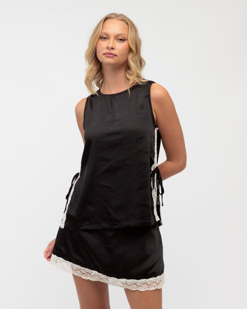 PAPER HEART - ALAYA LACE MINI SKIRT