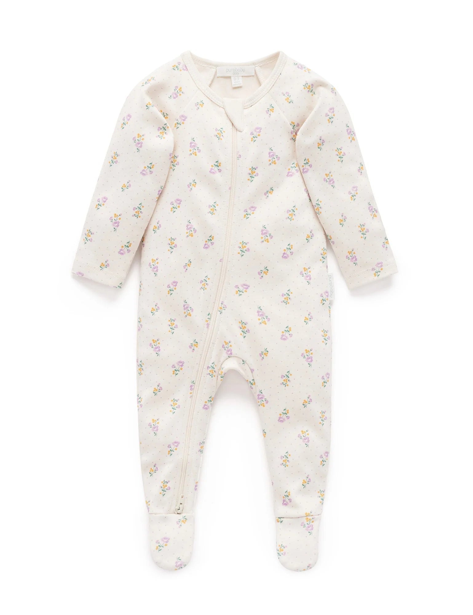 PUREBABY - THICK ZIP GROWSUIT