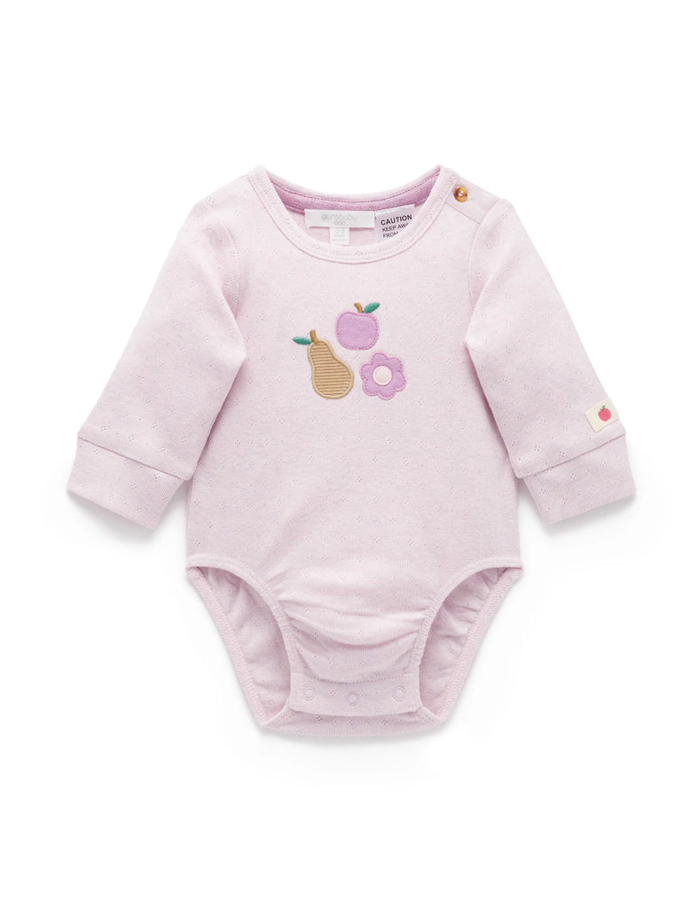 PUREBABY - APPLIQUE BODYSUIT
