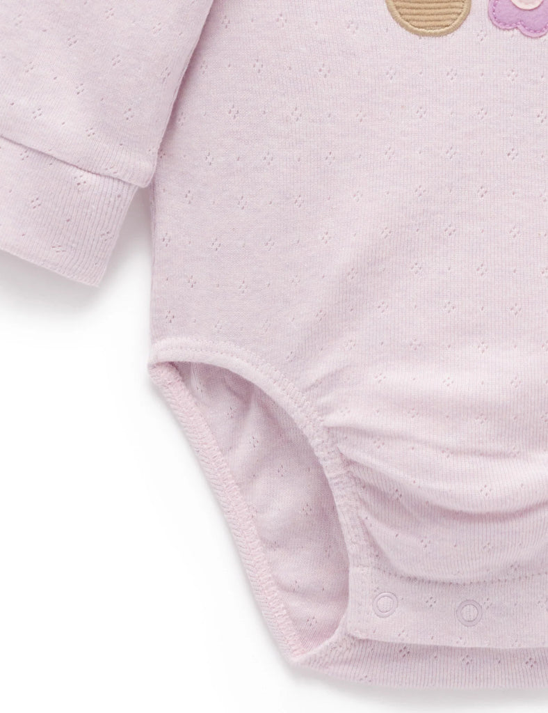 PUREBABY - APPLIQUE BODYSUIT
