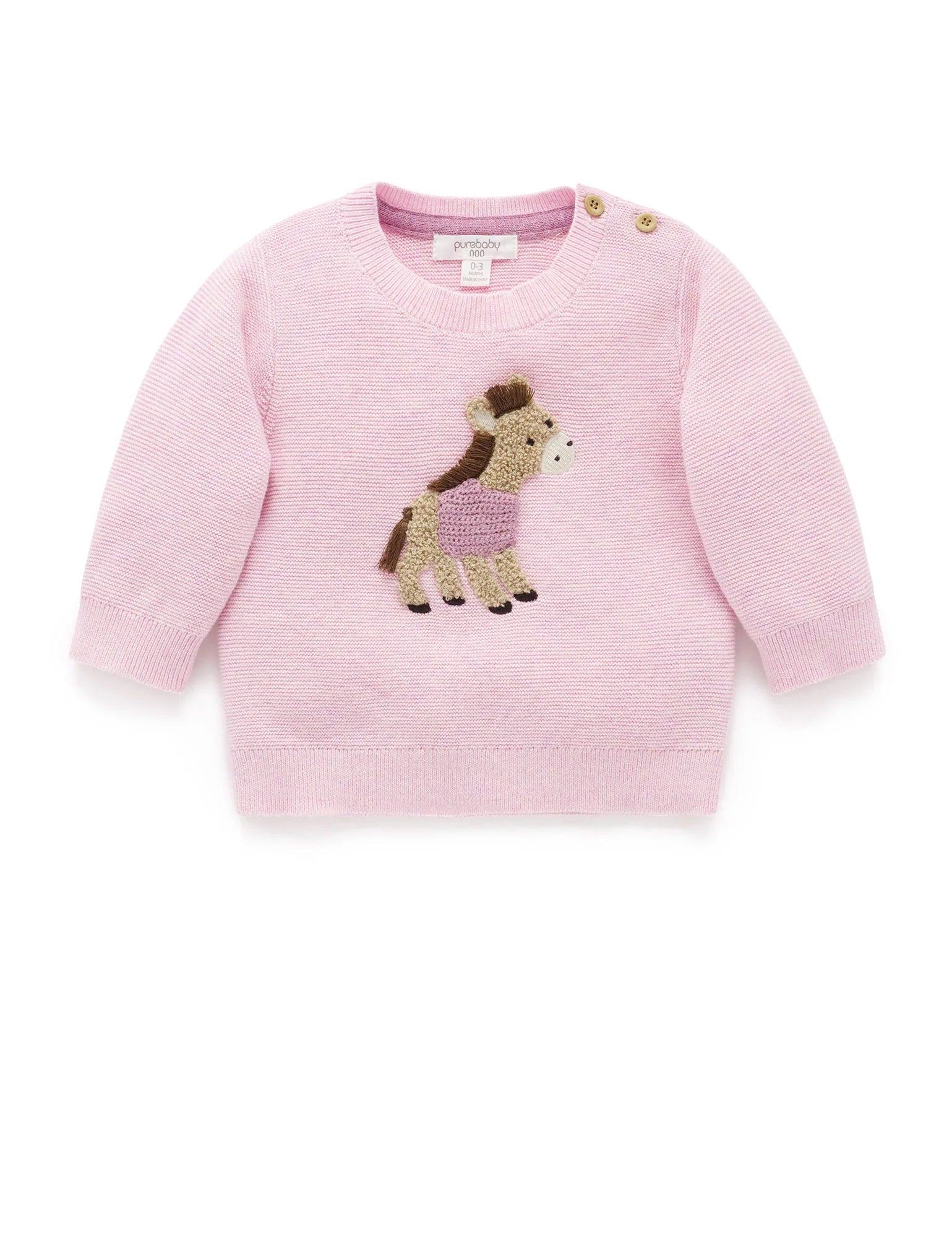 PUREBABY - ON THE FARM JUMPER