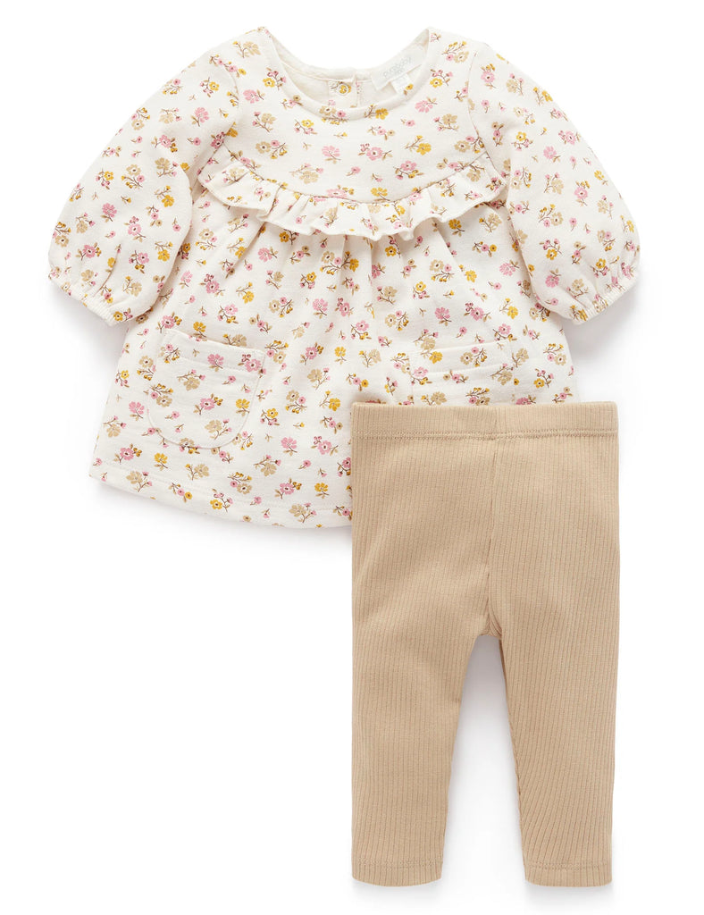 PUREBABY - COSY DRESS WITH LEGGINGS