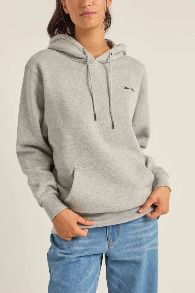 RHYTHM - LOGO BOYFRIEND FLEECE HOOD