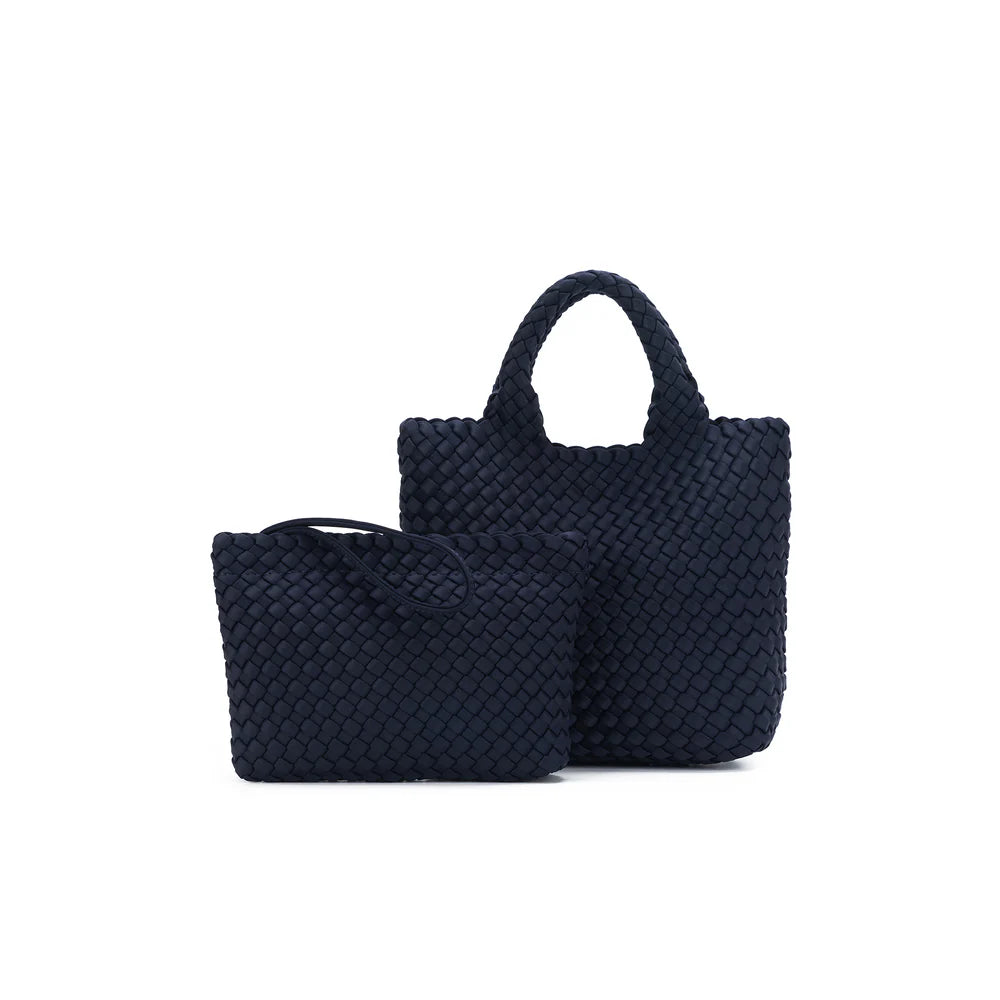 BLACK CAVIAR - RIVIERA 2 PIECE MINI TOTE HANDBAG