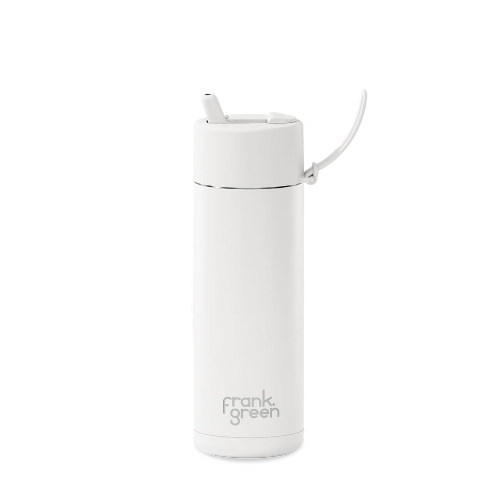 FRANK GREEN - 20OZ CERMAIC BOTTLE WITH FLIP STRAW LID