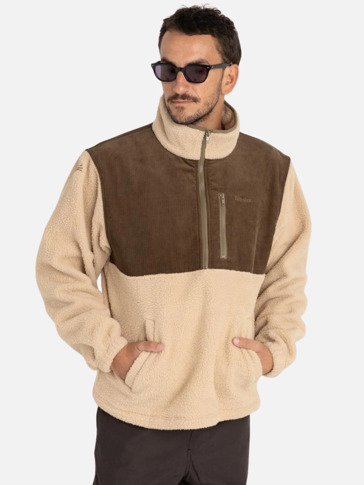 RHYTHM - DUNE HALF ZIP PULLOVER