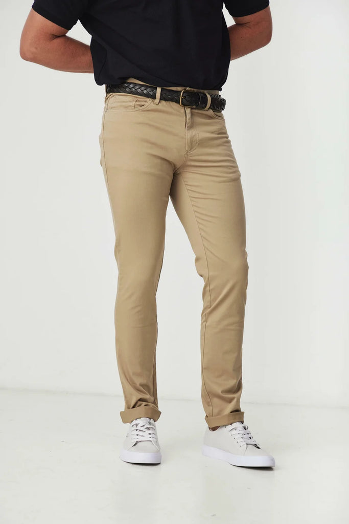 BLACK WOOD - GARIE SLIM 5PKT PANT