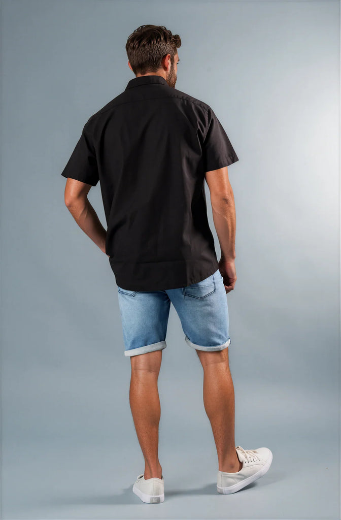 BLACK WOOD - JAGO COTTON SHIRT
