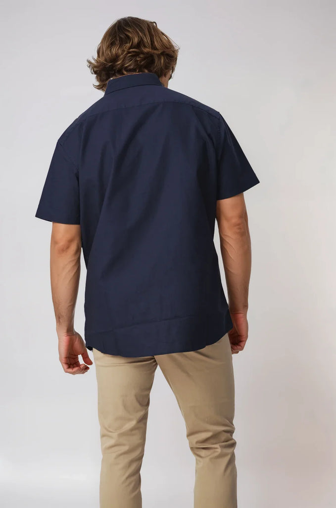 BLACK WOOD - NOOSA OXFORD SHORT SLEEVE SHIRT