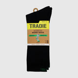 TRADIE - RIBBED BAMBOO CREW 2PK SOCKS