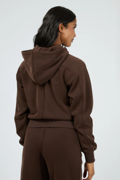 ALL ABOUT EVE - LUXE ACTIVE CROP HOODIE