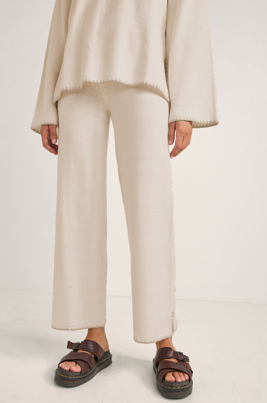 RHYTHM - BONDI KNIT STRAIGHT LEG PANT