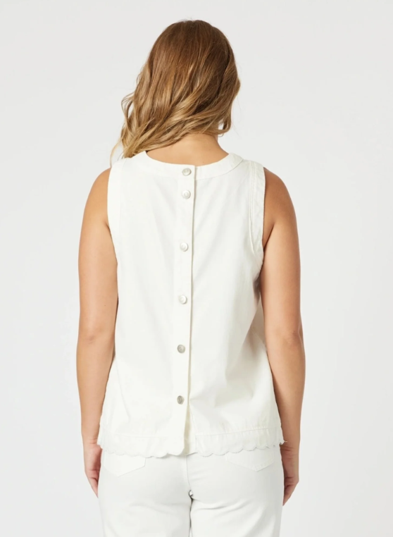THREADZ - CHARLI DENIM TOP