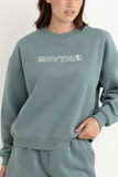 RHYTHM - LOGO CREW NECK FLEECE