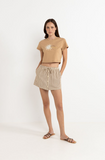 RHYTHM - RHYTHM FOLLOW THE SUN CROP CREW TEE