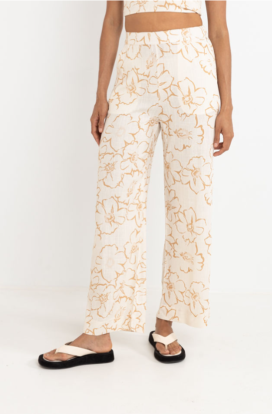 RHYTHM - LULU FLORAL WIDE LEG PANT