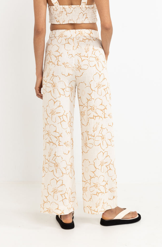 RHYTHM - LULU FLORAL WIDE LEG PANT