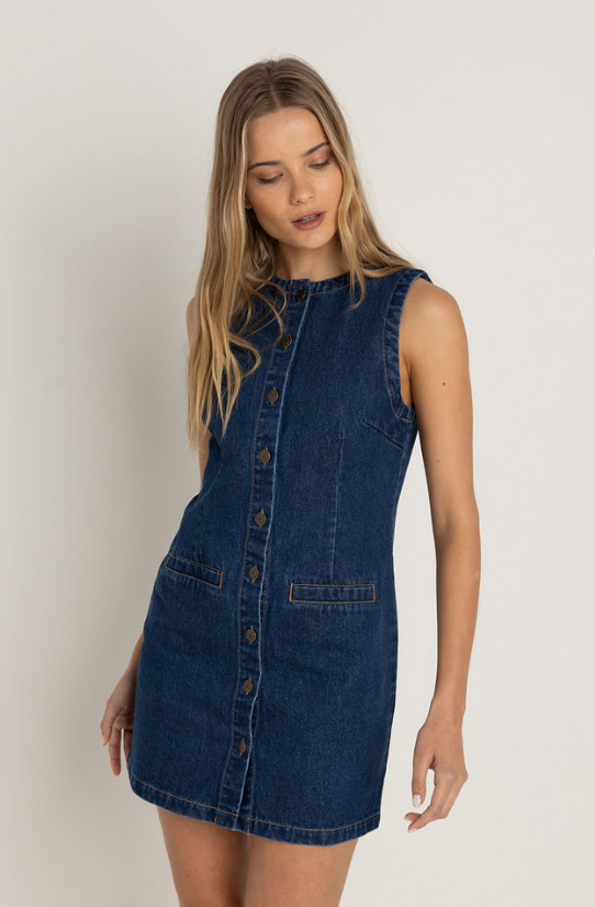 RHYTHM - GIA DENIM DRESS