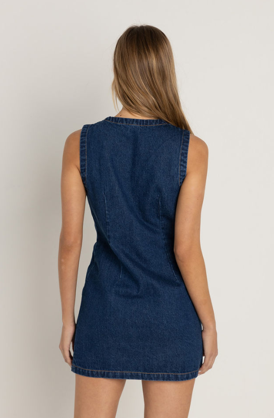 RHYTHM - GIA DENIM DRESS