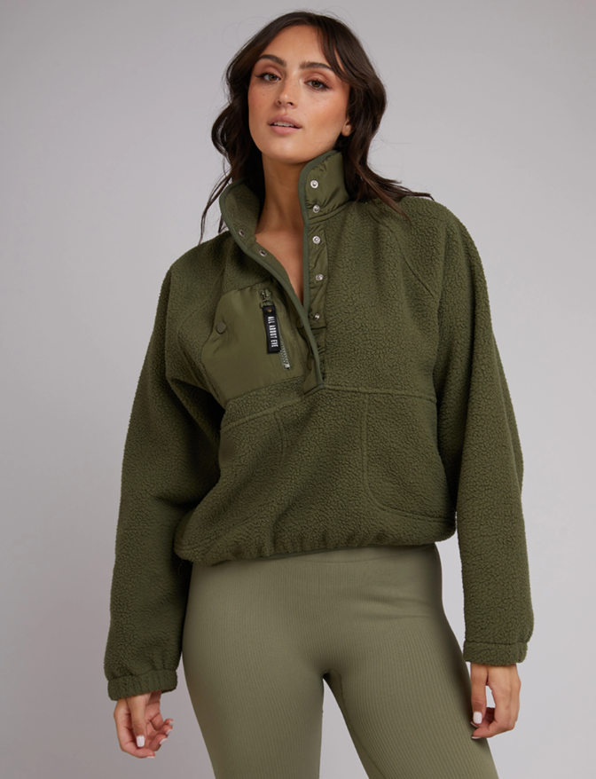 ALL ABOUT EVE - ACTIVE TEDDY 1/4 ZIP