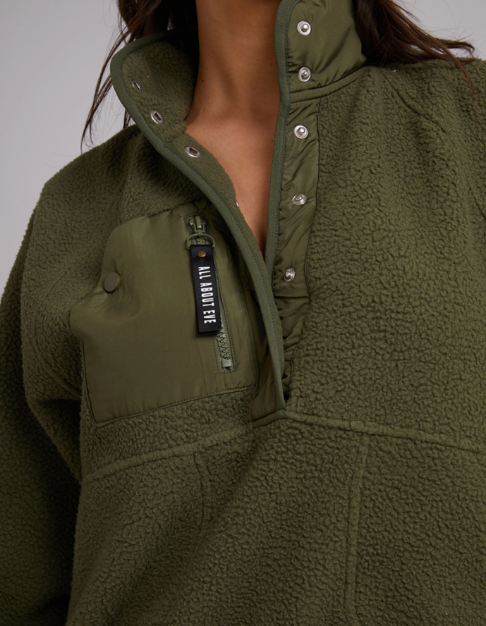 ALL ABOUT EVE - ACTIVE TEDDY 1/4 ZIP