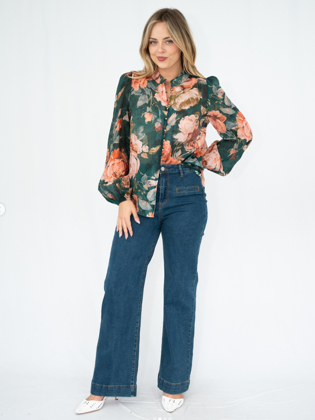 FRIA - BUTTON BLOUSE